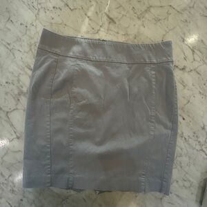 Express Light Gray Pencil Skirt